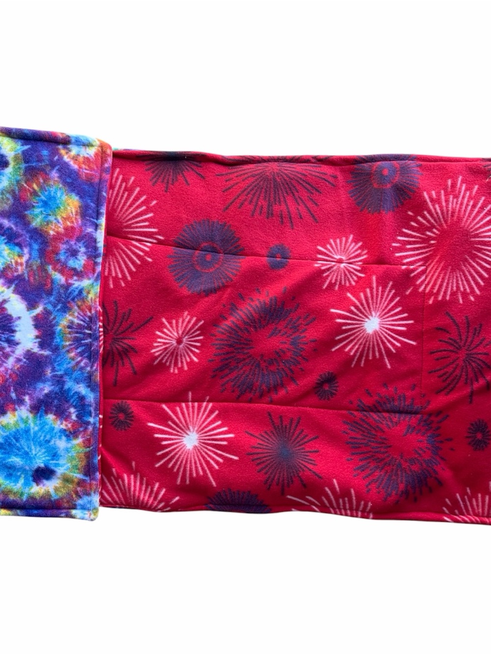 Guinea Pig Midwest Fleece Cage Liner 24”x 47” Reusable New Fireworks Tye Dye